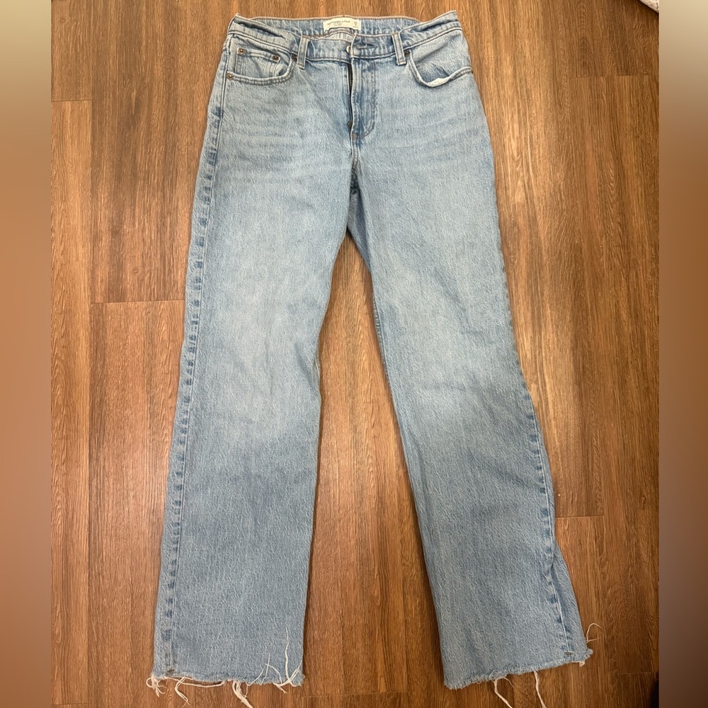 Low rise baggy Abercrombie & fitch jeans